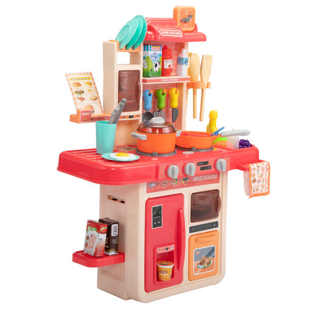 Badger Basket Retro Diner and Kitchen Doll Playset with Accessories